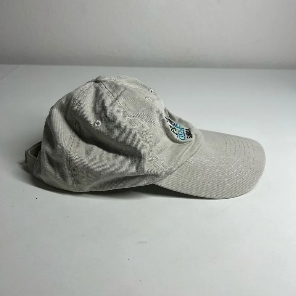 Florida State Golf Hat Mens Adjustable Gray Strap Back Cap Golfing Sports Logo
